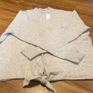 Loft Tie Front Luxe Soft Sweater NWT XL